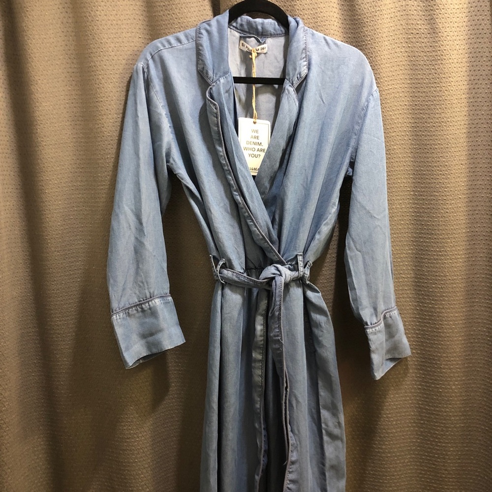 New! Denim Jumper Onesie